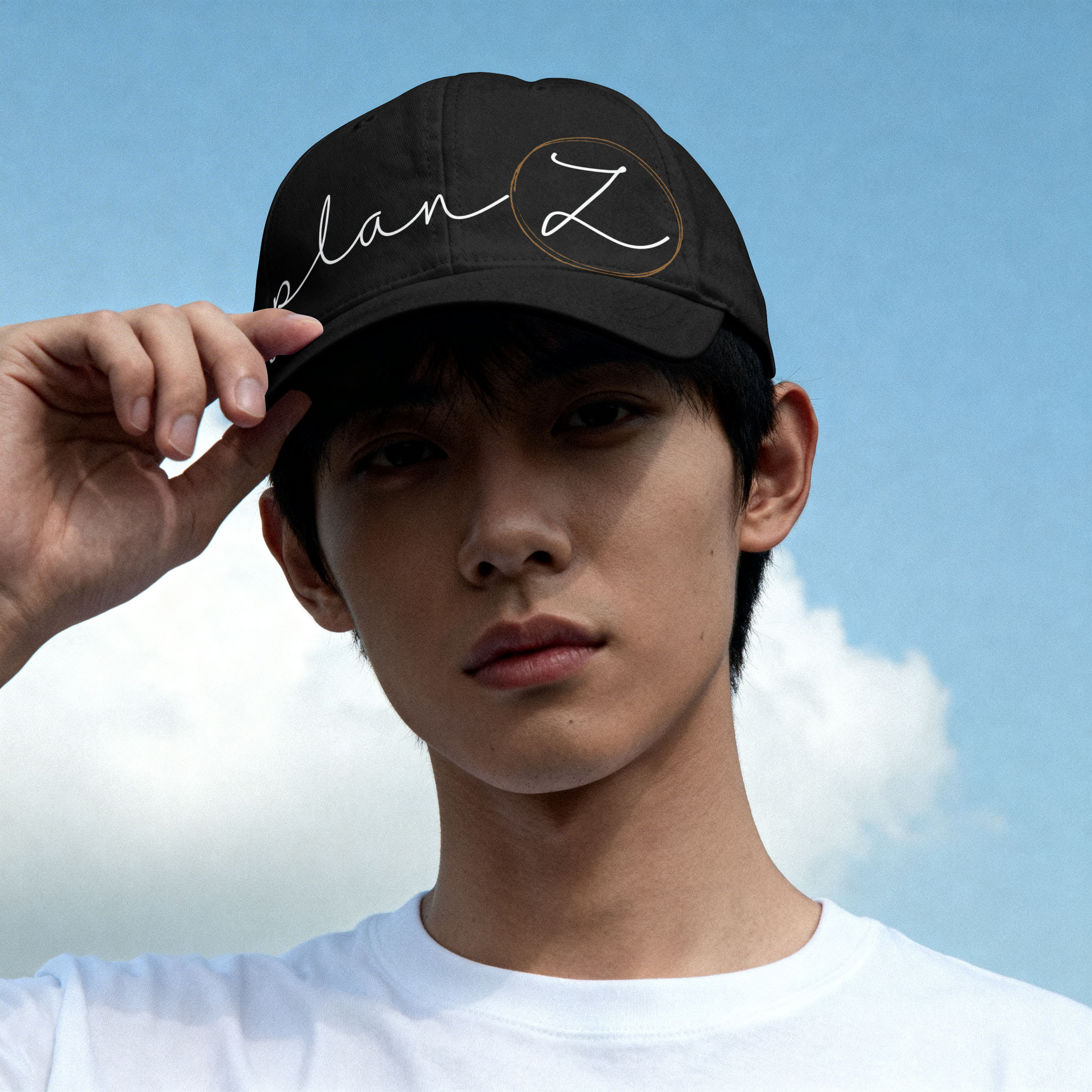 Black cap with the Plan Z wordmark on the front
